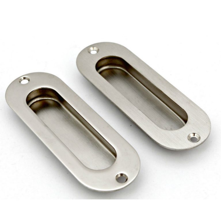 Round End Flush Pulls - 120mm x 40mm - HardwareOutlet